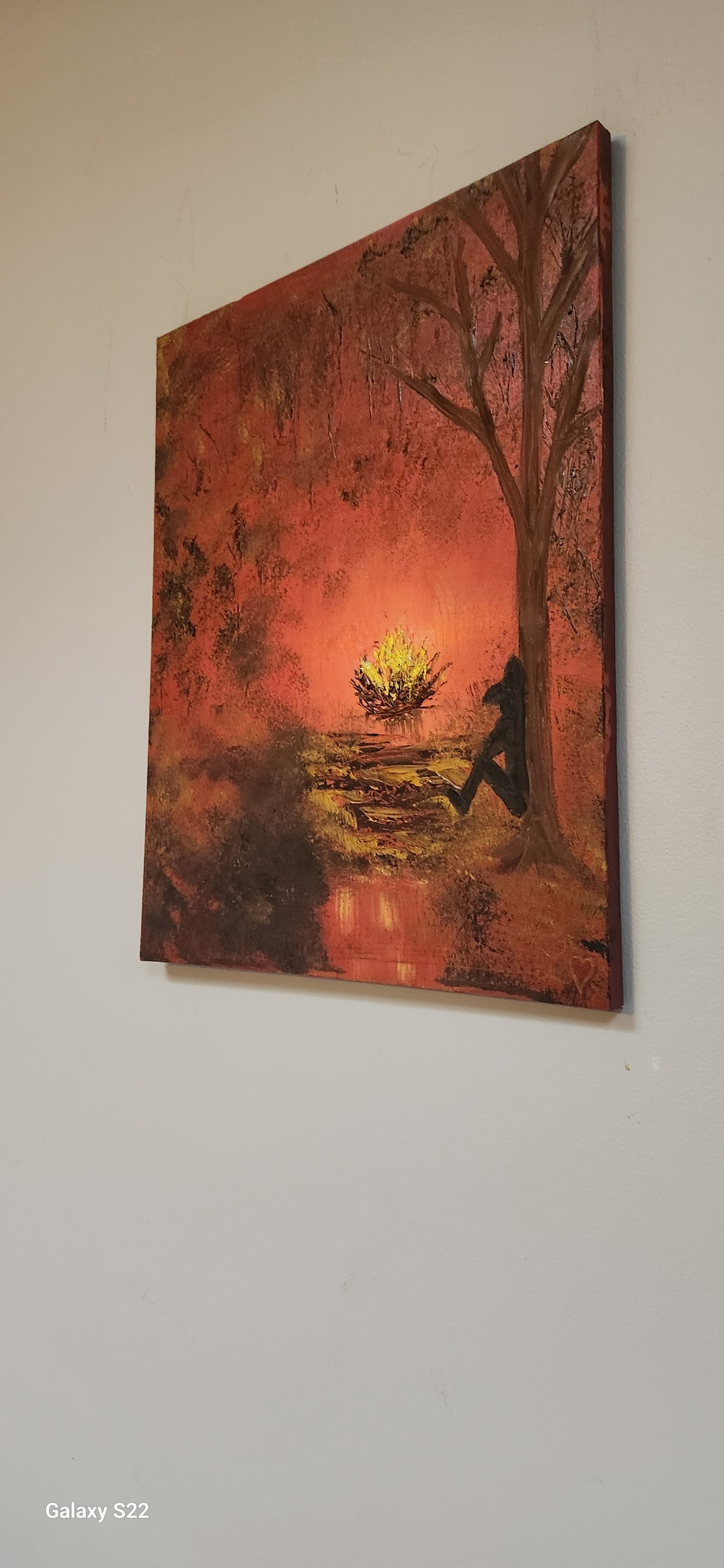 16x20 Oil Painting /My Cowboy Campfire SOLD!!!!